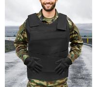 MEHOOSPVN Protective Bulletproof Knifeproof Vest Gear Stab-proof Self-defense Class Body Armor Anti Knife Stab Front and Back Armor Concealed Vest Free+Knife Proof Cut Resistant Work Gloves