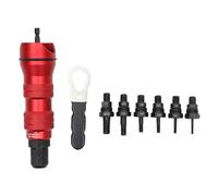MEHOOSPVN Rivet Nut Attachment Rivet Nuts Adapter with M3-M10, 6 Type Mandrels, Mandrels and Spanner Threaded Rivet Nut Gun Tool Kit for Cordless Drill Driver with Carrying Case