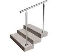 MEHOOSPVN Stainless Steel Handrail Outdoor Rail, Stair Railing Banister Variable Angle Safety Grab Rail Mobility Floor Mount Indoor Railing for Stairs, Garden, House Entrance, Parapet, Balcony 100cm
