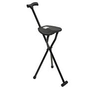 MEHOOSPVN Walking Stick with Seat for Men 120kg Capacity, Large Seat Board Height Adjustable Foldable Walking Cane with Seat, Cane and Stool Dual-use for Elderly Men, Disabled and Convalescent People