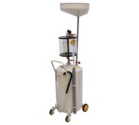 MEHOOSPVN Waste Oil Drain Tank 80L Oil Waste Drainer Extractor Waste Oil Drain Drainer Tank Oil Garage Extractor Drain Drains Tank with Measuring Cup Oil Drain Container Mobile Oil Drainer 17.6 Gallon