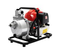 MEHOOSPVN Water Pump, 43cc 2-Stroke Garden Pump with an Additional Air Filter 1250W 6500r/min Shallow Well Jet Pump for Pumping Irrigation of Vegetable Gardens and Flower Beds Water Supply and Removal