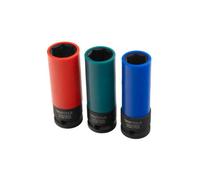 Mehr 1/2 Impact Socket Deep Set 3Pc Qty 1 Set Rg Tools