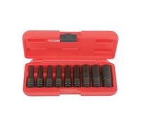 KS Tools 515.1050 Impact Socket Set ETX (9 Pieces) 1/2-inch E10-E24