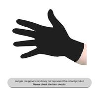 Mehr Black Extra Large Onhand Plus Disposable Gloves Nitrile Plus Pack Qty 100