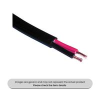 Mehr Black Mains & Auto 1 mm², Twin Core 8.75Amp, 30M Length Cable Pack Qty 1