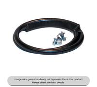 Mehr Black Rubber Fuel Injection Hose With 2 Mini Clips 5M, 9.5mm Pack Qty 1