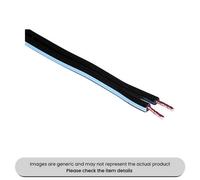 Mehr Black Stereo Speaker Twin Core With White Stripe 2Amp, 30M Cable Pack Qty 1