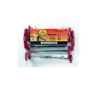 Mehr Bondus Balldriver/hex T-Handles 2-10mm Tl349 Qty 1 Set