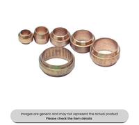 Mehr Brass Barrel Olives Imperial 5/32-1/2" Size Pack Qty 150