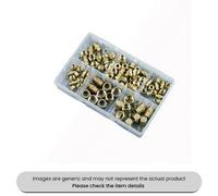 Mehr Brass Tube Couplings Metric 4-12mm Assorted Box 25Pcs