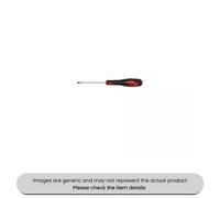 Mehr Chrome Vanadium Round Mega Drive Screwdrivers Flat Blade 3X75mm Pack Qty 1