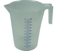 Mehr Clear Measuring Jugs 1L Chemical Resistant Pack Qty 1