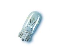 Mehr Clear Osram Wedge Base Bulbs Side/instrument W2.1X9.5D, 12V, 5W Pack Qty 10