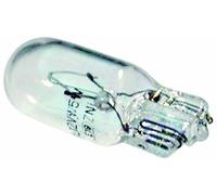 Mehr Clear Wedge Base Bulbs Side/Instrument w2.1x9.5d, 12V, 2.6W Pack Qty 10
