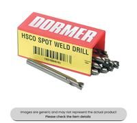 Mehr Dormer High Speed Cobalt Spot Weld Drills Stub Length 8mm Pack Qty 2