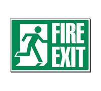 Mehr Fire Exit 240 X 360mm Sign Qty 1