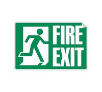 Mehr Fire Exit 240 X 360mm Sticker Qty 1