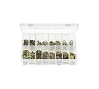 Mehr Flat Clips Push On Fixes Ab50 Box Of 1,000 Pieces