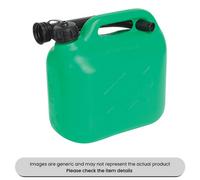 Mehr Green Fuel Cans 5L With Safety Lock Cap & Pouring Spout Pack Qty 1