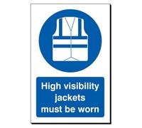 Mehr High Visiblity Jackets Must Be Worn 240 X 360 Sign Qty 1