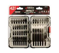 Mehr Impact Screwdriver Bits Set 42Pc Qty 1 Kit Abracs