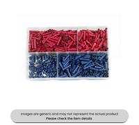 Mehr Insulated Terminals Red, Blue Female Spades & Male Blades Assorted Box 600Pcs