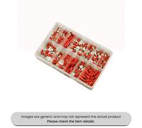 Mehr Insulated Terminals Red Female Spades And Male Blades Assorted Box 260Pcs
