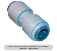 Mehr John Guest Speedfit Plastic Couplings Imperial Equal Straights 1/2" Pack Qty 5