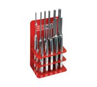 KS Tools 156.0180 Punch Set in Metal Stand Mirror Polished (17 Pieces)