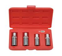 KS Tools 152.1100 M6-M12 1/2-inch Stud Extractor Set (4 Pieces)