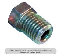 Mehr Long Male Brake Nuts 10X1.25mm Pitch Suits 3/16" Pipe Pack Qty 50