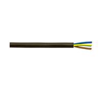 Mehr Mains Cable 3-Core Trs Black 0.75 Square mm 6A Rating Length 50 M