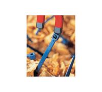 Mehr Metal Content Cable Tie 380 X 7.6 Blue Pack Of 100 Hellermann Tyton
