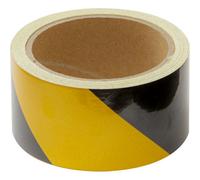 Mehr Reflective Blk/yel Tape 50 mm X 10 M Tape31 Qty 1 Roll Ultratape