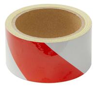Mehr Reflective Red/wht Tape 50 mm X 10 M Tape30 Qty 1 Roll Ultratape