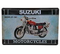 Mehr Relief-Schilder hier... Suzuki GT750 Le Mans Alloy Steel Tin Sign, 30 x 20 cm