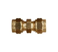 Mehr Tube Couplings Brass W/stp Olives 8mm Pack Of 10 Sets