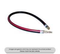 Mehr Whip Hose 0.6M Length 1/4" Bspt Male & Standard Adaptor Pack Qty 1