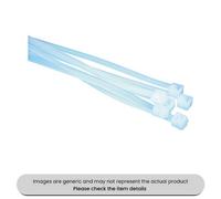 Mehr White Cable Ties High Grade Nylon 2.5X200mm T18L Pack Qty 100