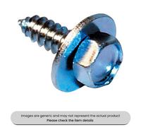 Mehr Zinc Plated Acme Screws Hexagon Head With Captive Washers 12X1/2" Pack Qty 100