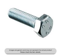 Mehr Zinc Plated Ht Setscrews Fine Grade 8.8, M12X1.50X75 Metric Pack Qty 25