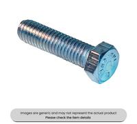 Mehr Zinc Plated Ht Setscrews Grade 8.8, M10X25 Din 933/bs 3692 Metric Pack Qty 100