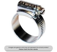 Mehr Zinc Plated Mild Steel Jubilee Hose Clips 40-55mm, 13mm Band Pack Qty 10