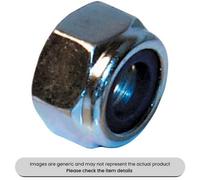 Mehr Zinc Plated Nylon Insert Locking Nuts T Type M8X1 Fine Metric Pack Qty 100