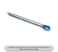 Mehr Zinc Plated Split Cotter Pins Imperial 3/32X1.1/2" Pack Qty 350
