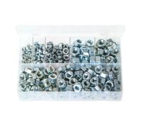 Mehr Zinc Plated Steel Nuts Metric Fine Din 934 Box Of 350 Pieces