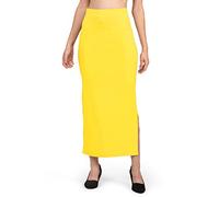 Mehrang Saree Shapewear Petticoat For Women, Shape Wear For Sarees Large Maroon …, Yellow, Medium