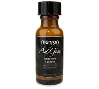 Mehron Makeup Adgem Adhesive Rhinestone Glue Latex-Free Eyelash Glue Body Adhesive .5 Fl Oz 14 Ml