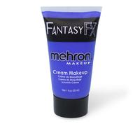 Mehron Makeup Fantasy FX Cream Makeup Water Based Halloween Makeup Blue Face Paint & Body Paint For Adults 1 fl oz (30ml) (Blue)